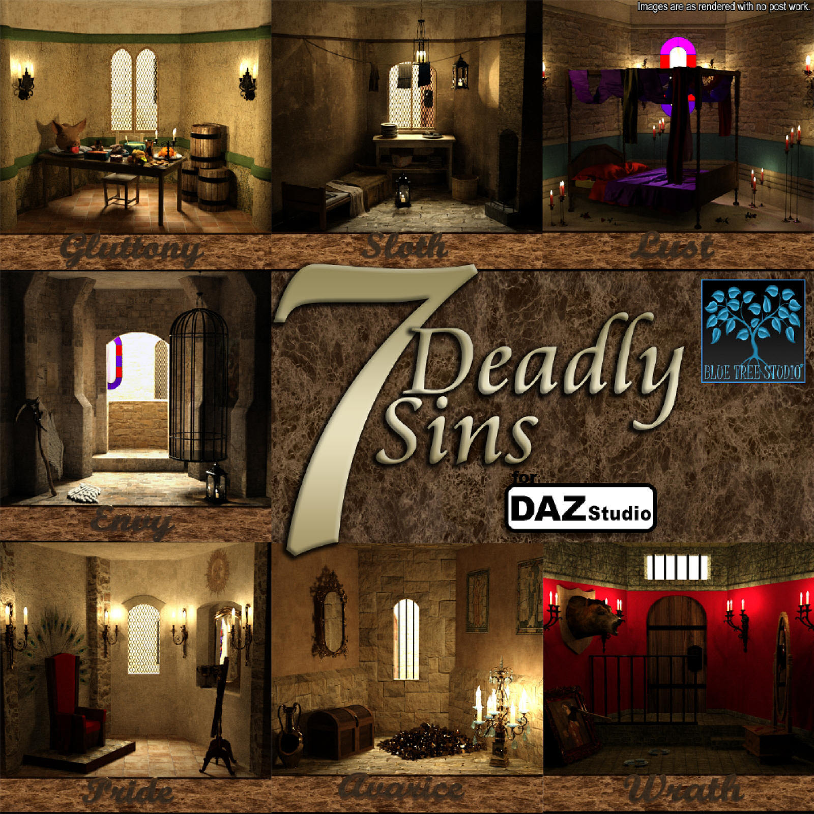 7 Deadly Sins for Daz Studio by N/A
