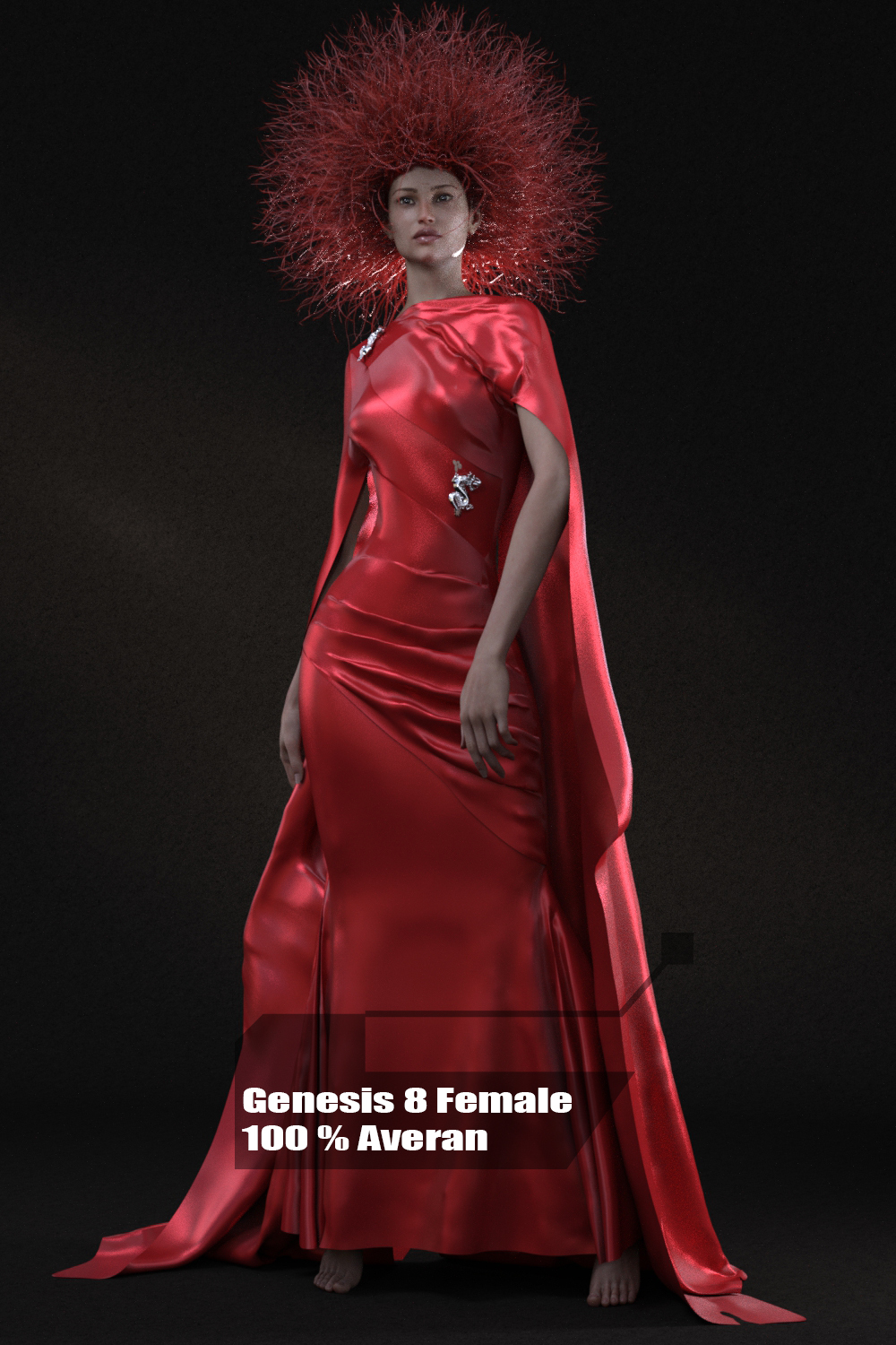 dForce Bloody Mary Dress for Genesis 8 Female by N/A