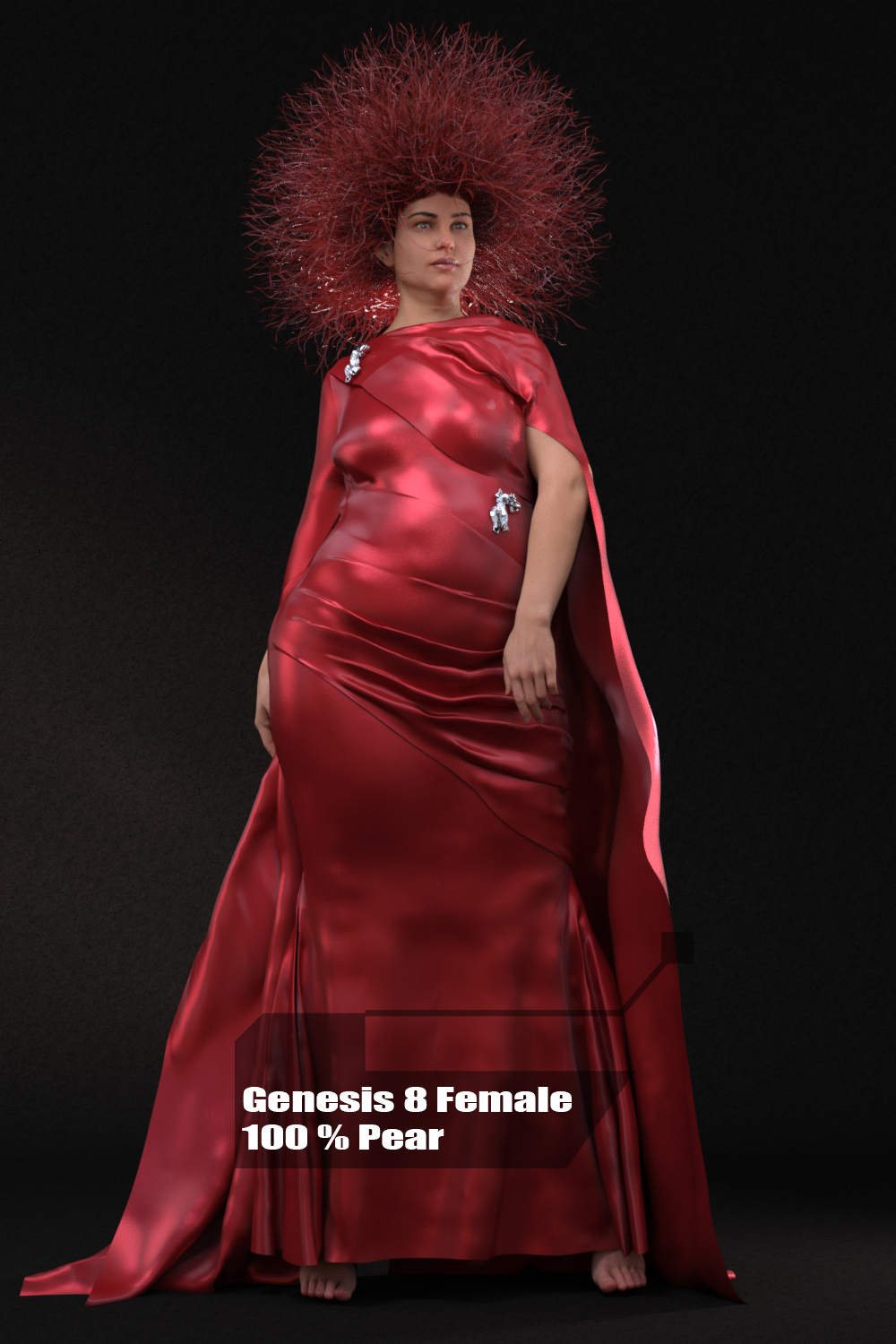 dForce Bloody Mary Dress for Genesis 8 Female by N/A