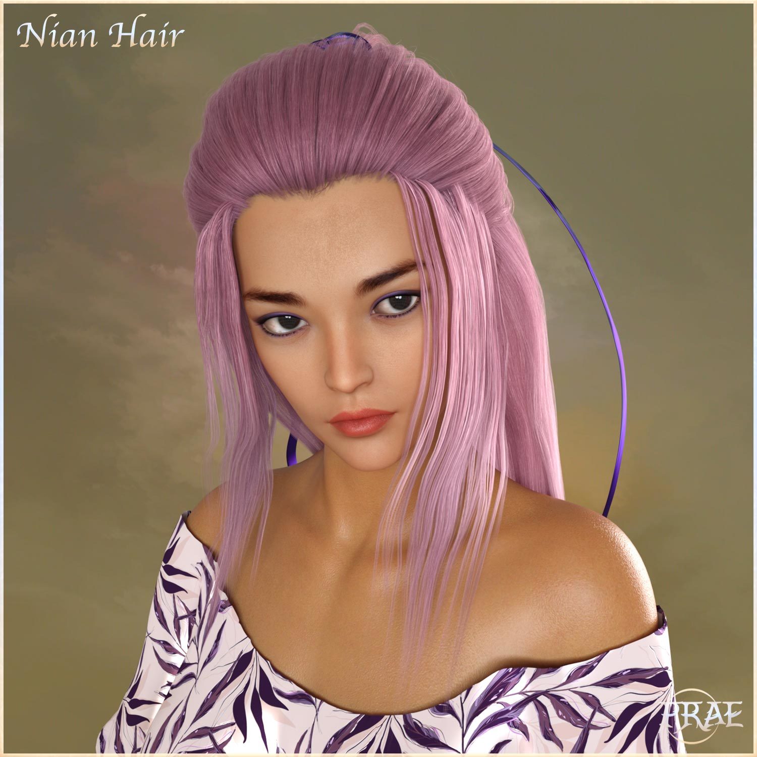 Prae-Nian Hair For G8 Daz by N/A