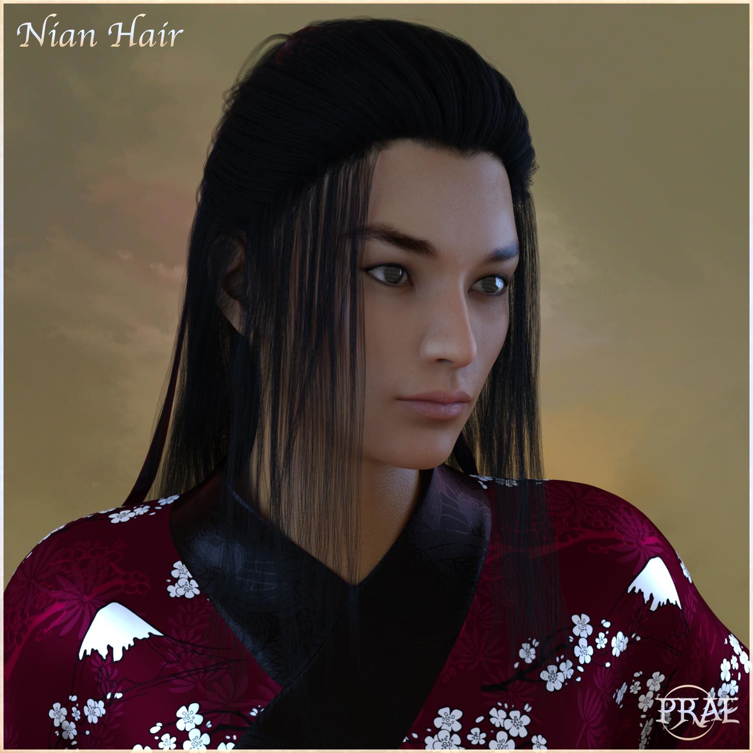 Prae-Nian Hair For G8 Daz by N/A