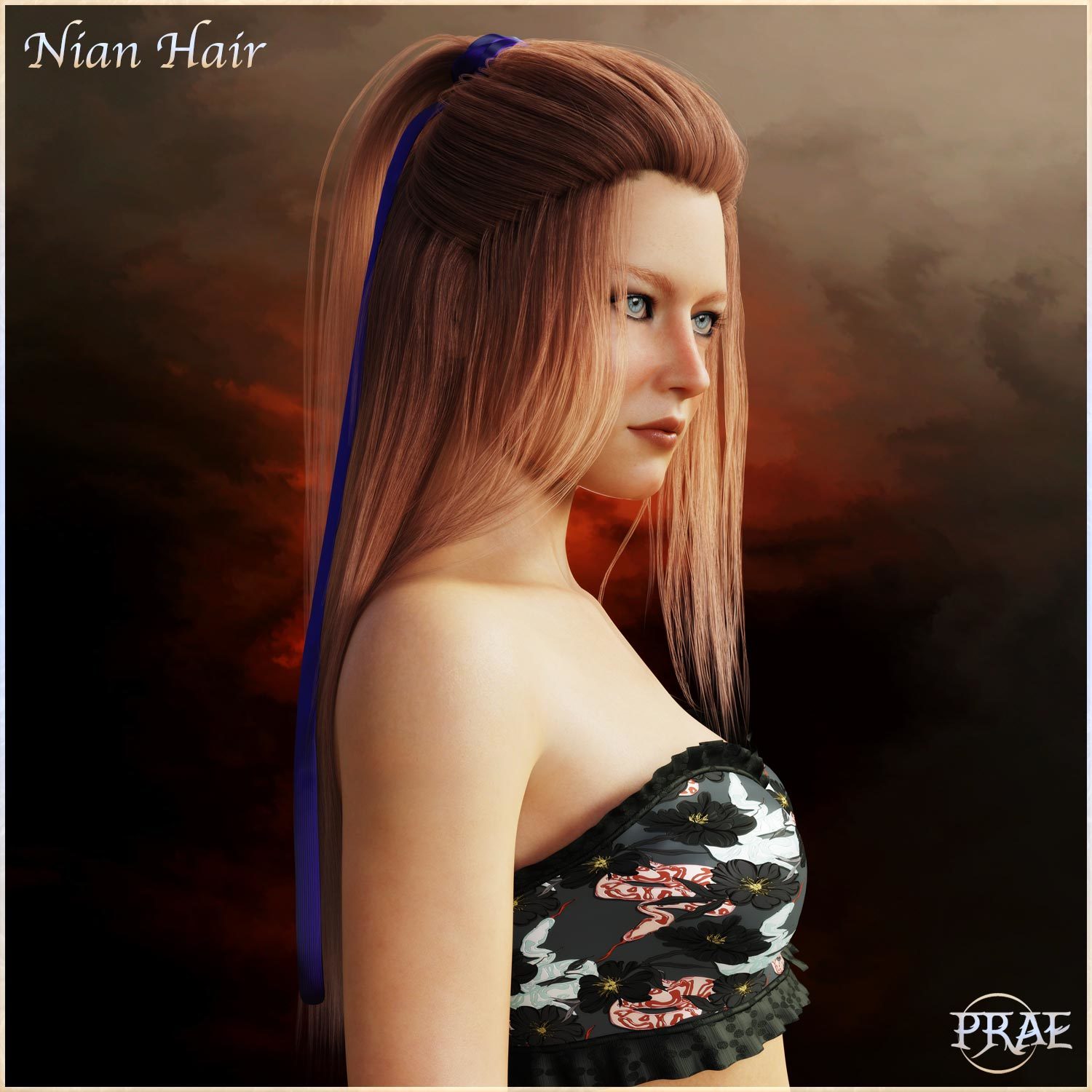 Prae-Nian Hair For G8 Daz by N/A
