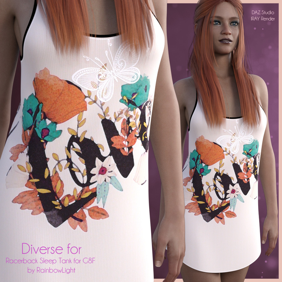 Diverse for Racerback Sleep Tank by N/A