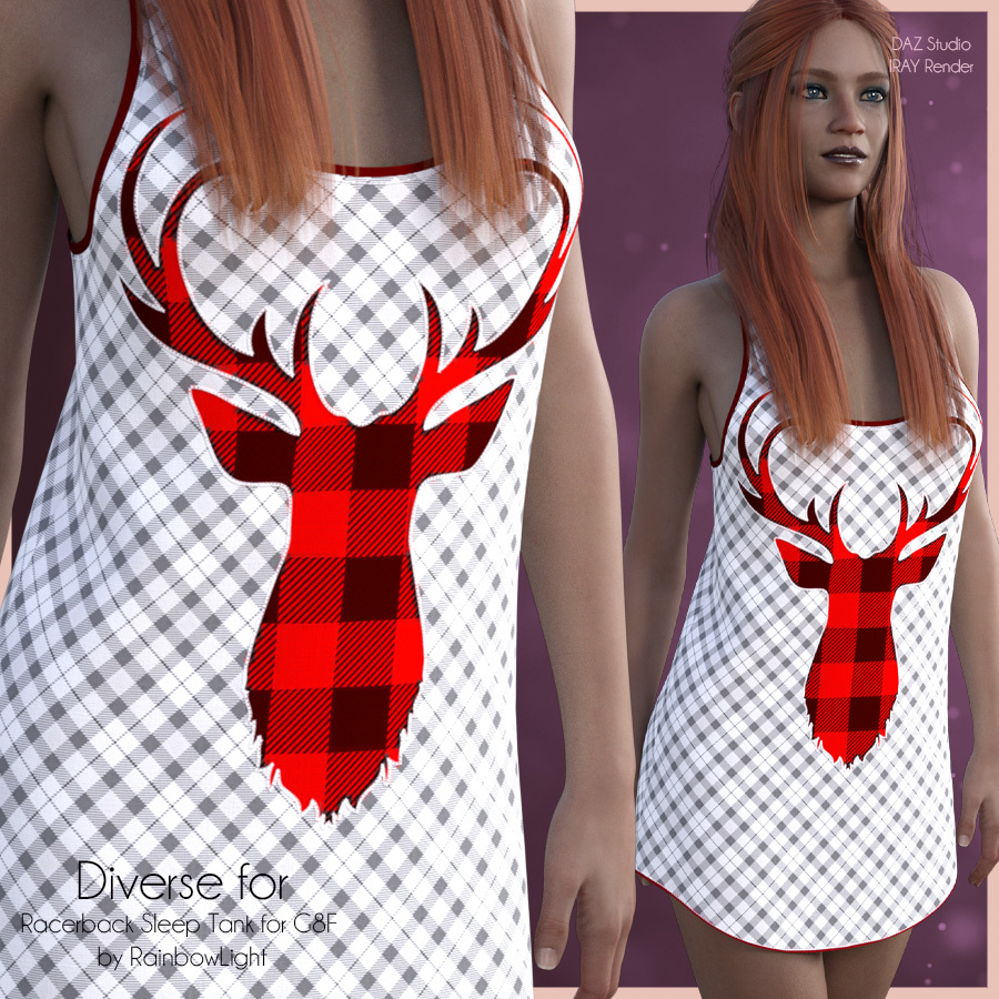 Diverse for Racerback Sleep Tank by N/A