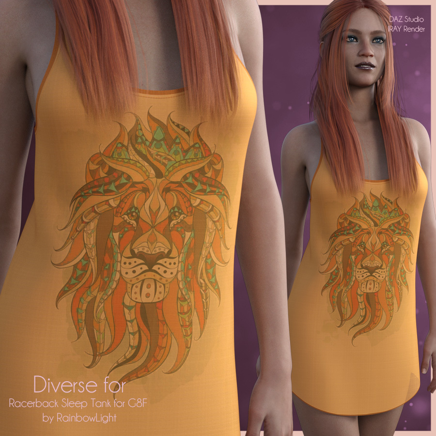 Diverse for Racerback Sleep Tank by N/A