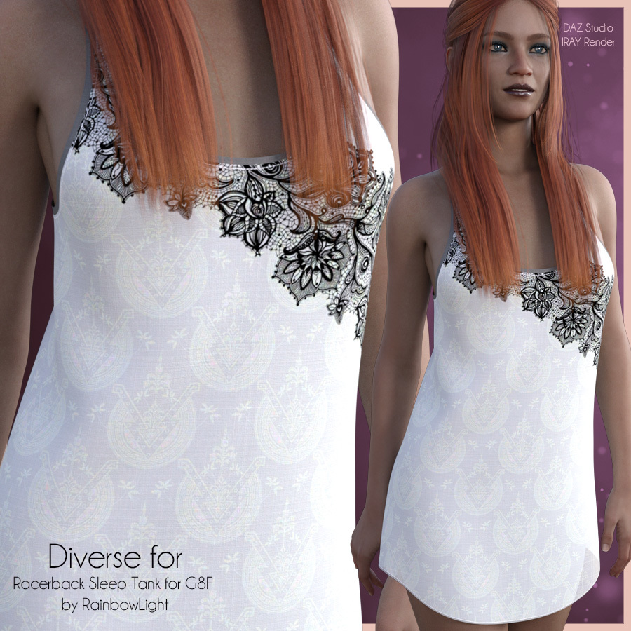 Diverse for Racerback Sleep Tank by N/A