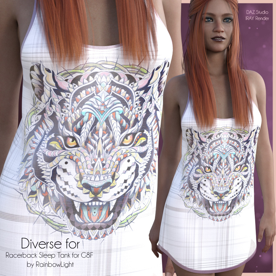 Diverse for Racerback Sleep Tank by N/A