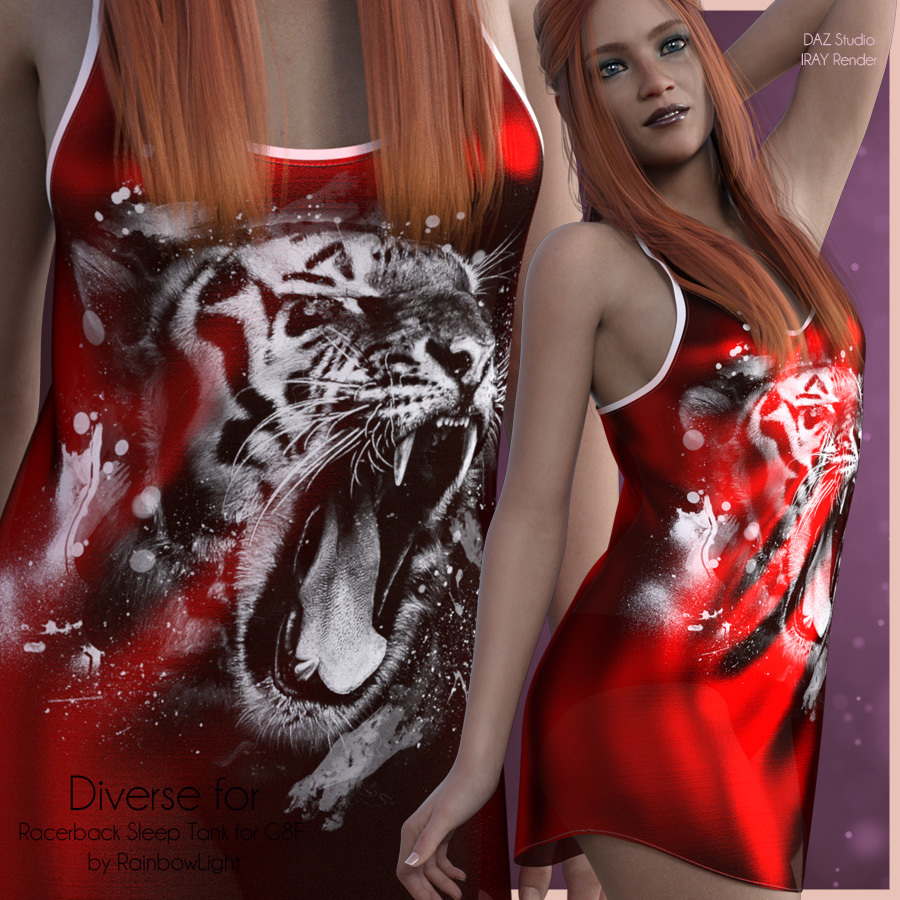 Diverse for Racerback Sleep Tank by N/A