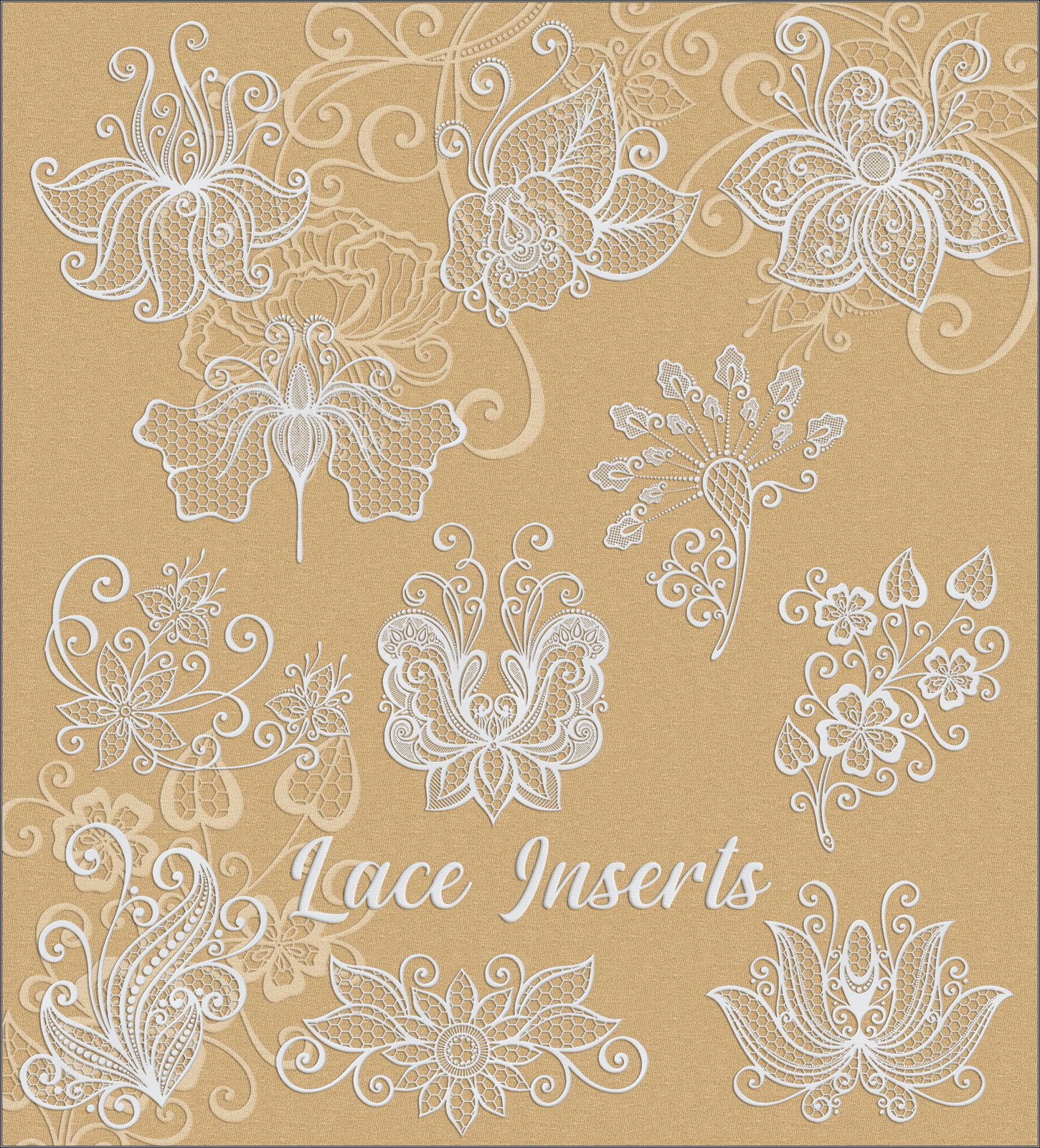 Lace Inserts by N/A