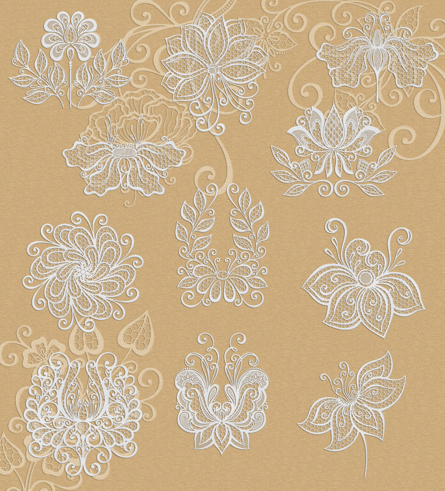 Lace Inserts by N/A