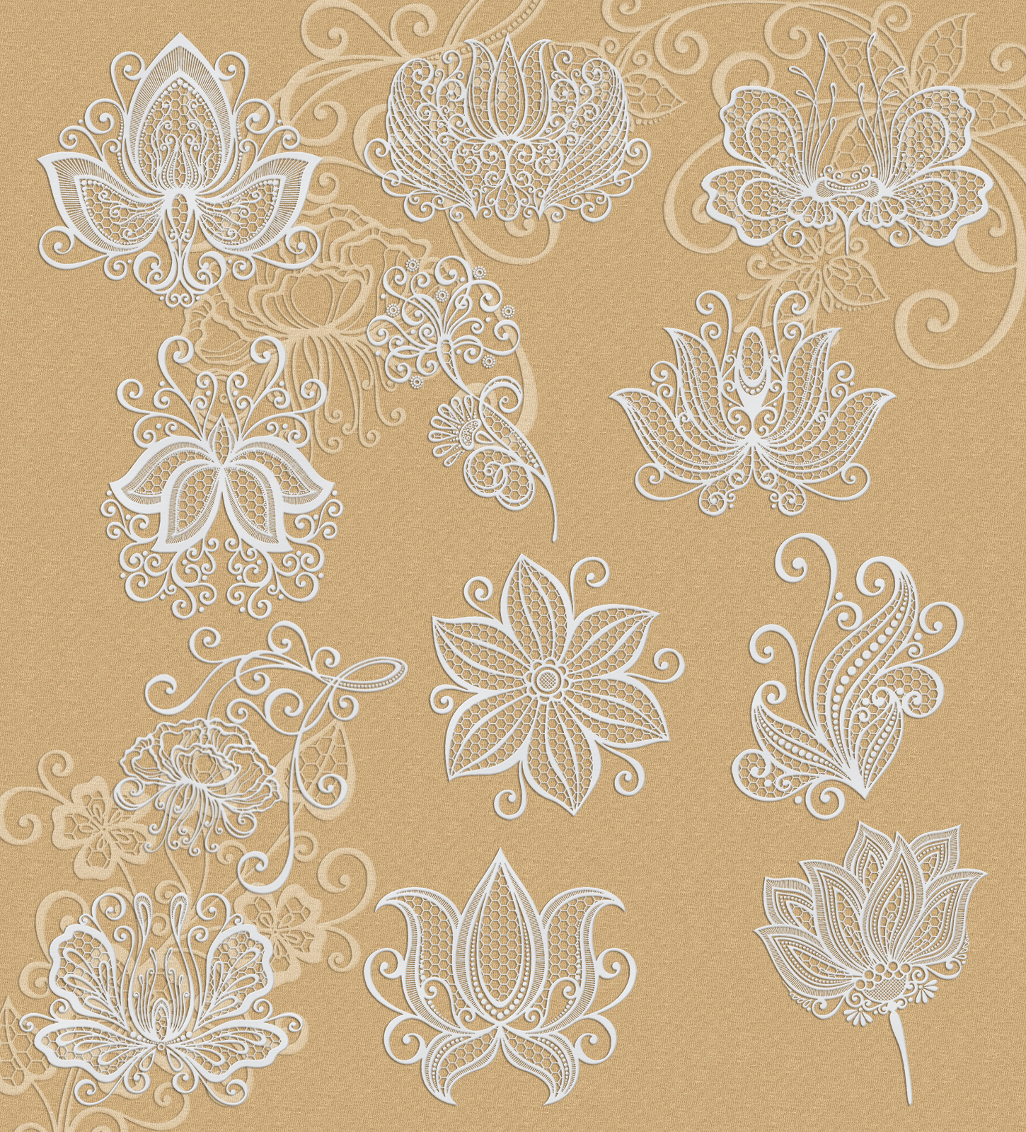 Lace Inserts by N/A