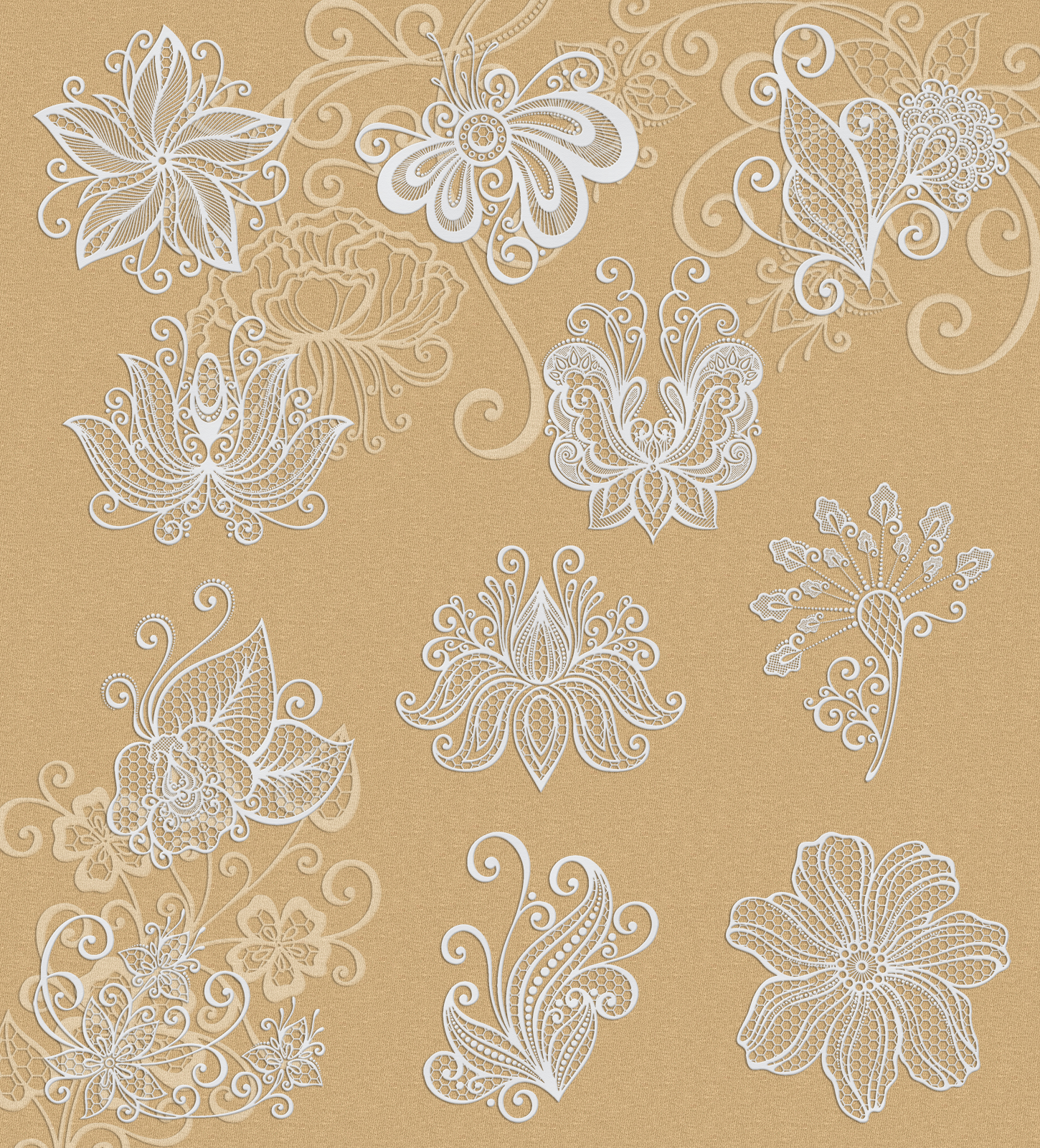 Lace Inserts by N/A