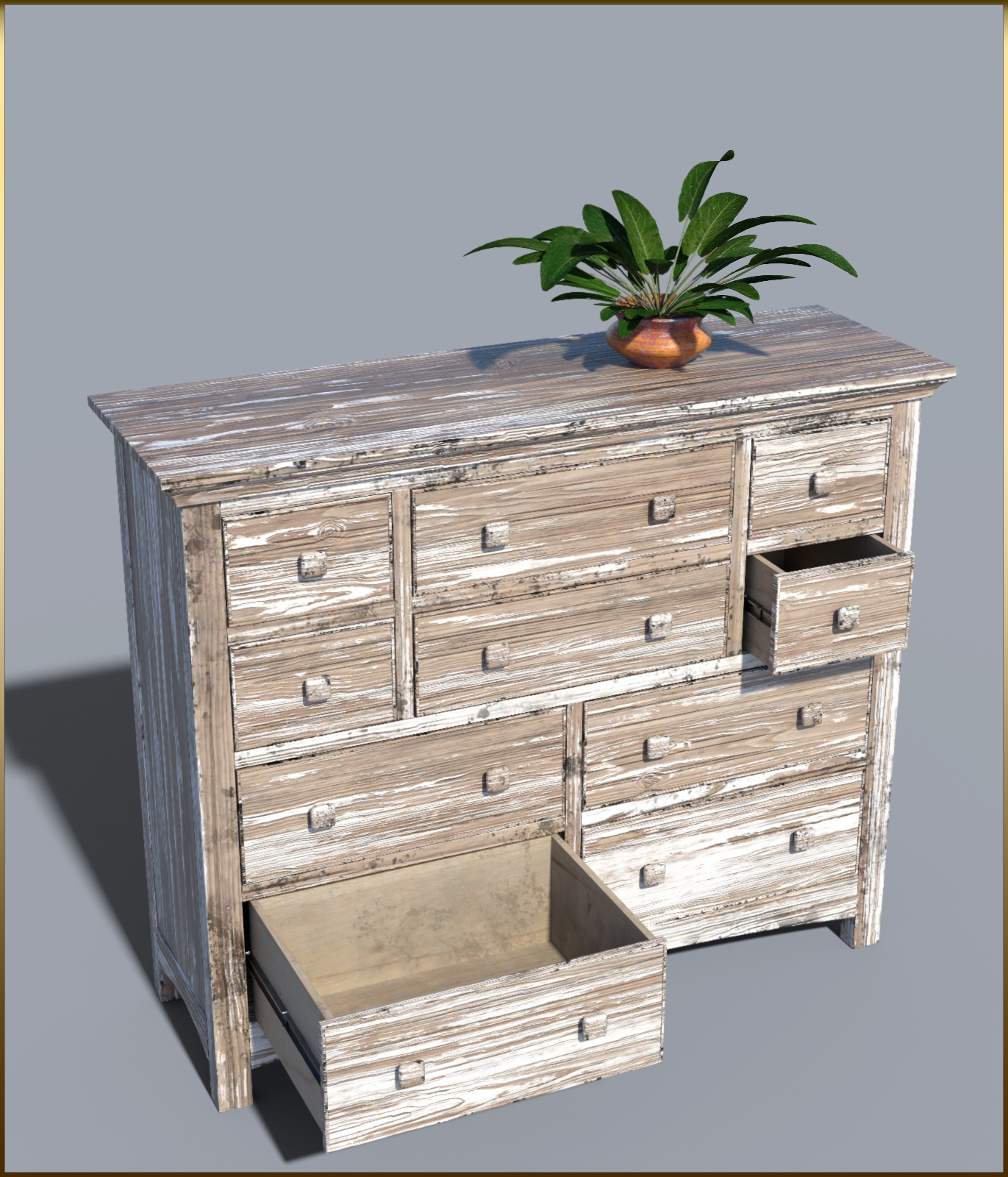 Vintage Furniture : Long Tall Dresser for DS by N/A