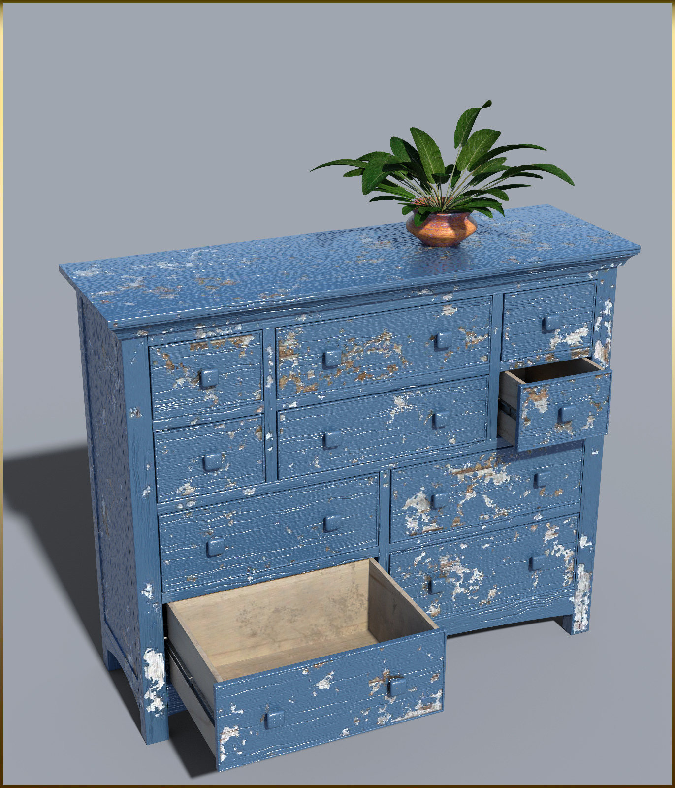 Vintage Furniture : Long Tall Dresser for DS by N/A