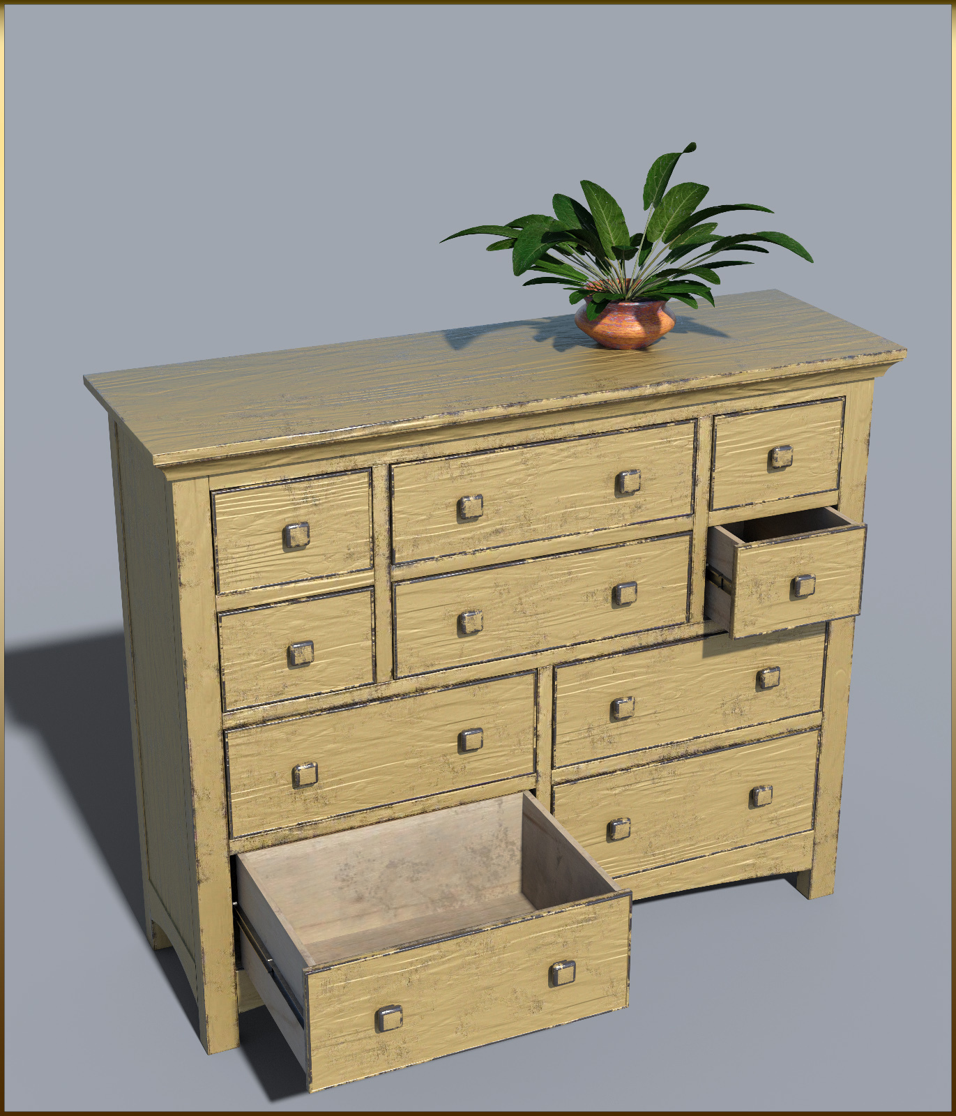 Vintage Furniture : Long Tall Dresser for DS by N/A
