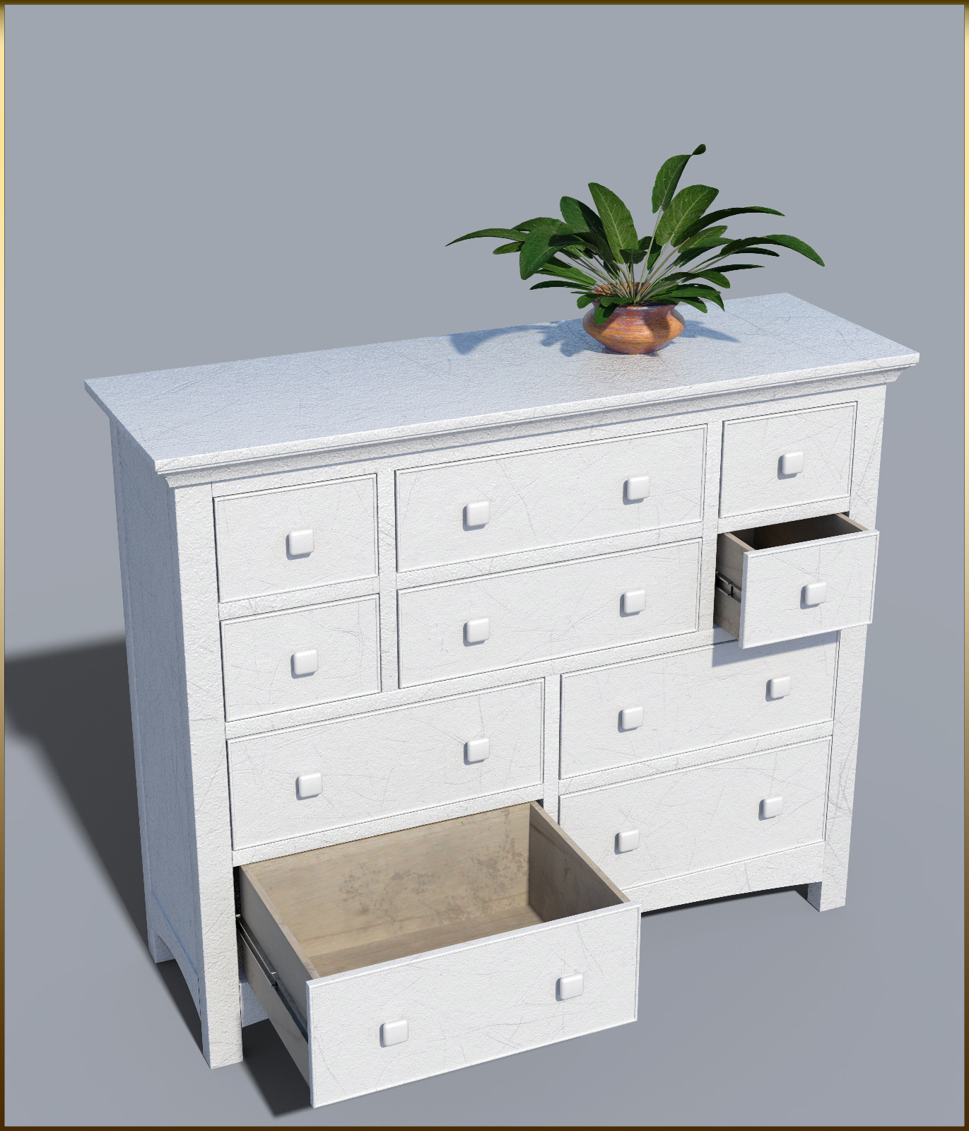 Vintage Furniture : Long Tall Dresser for DS by N/A