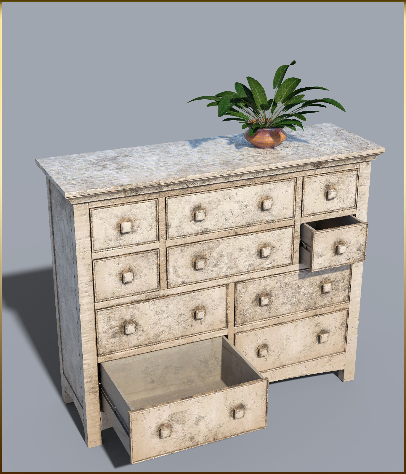 Vintage Furniture : Long Tall Dresser for DS by N/A