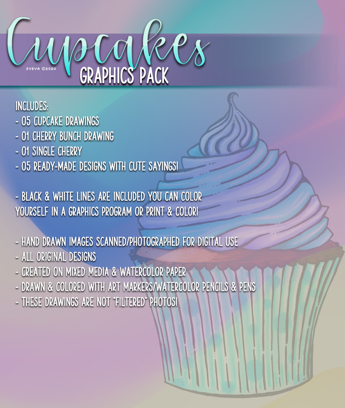 SV Cupcake Graphics Pack by N/A