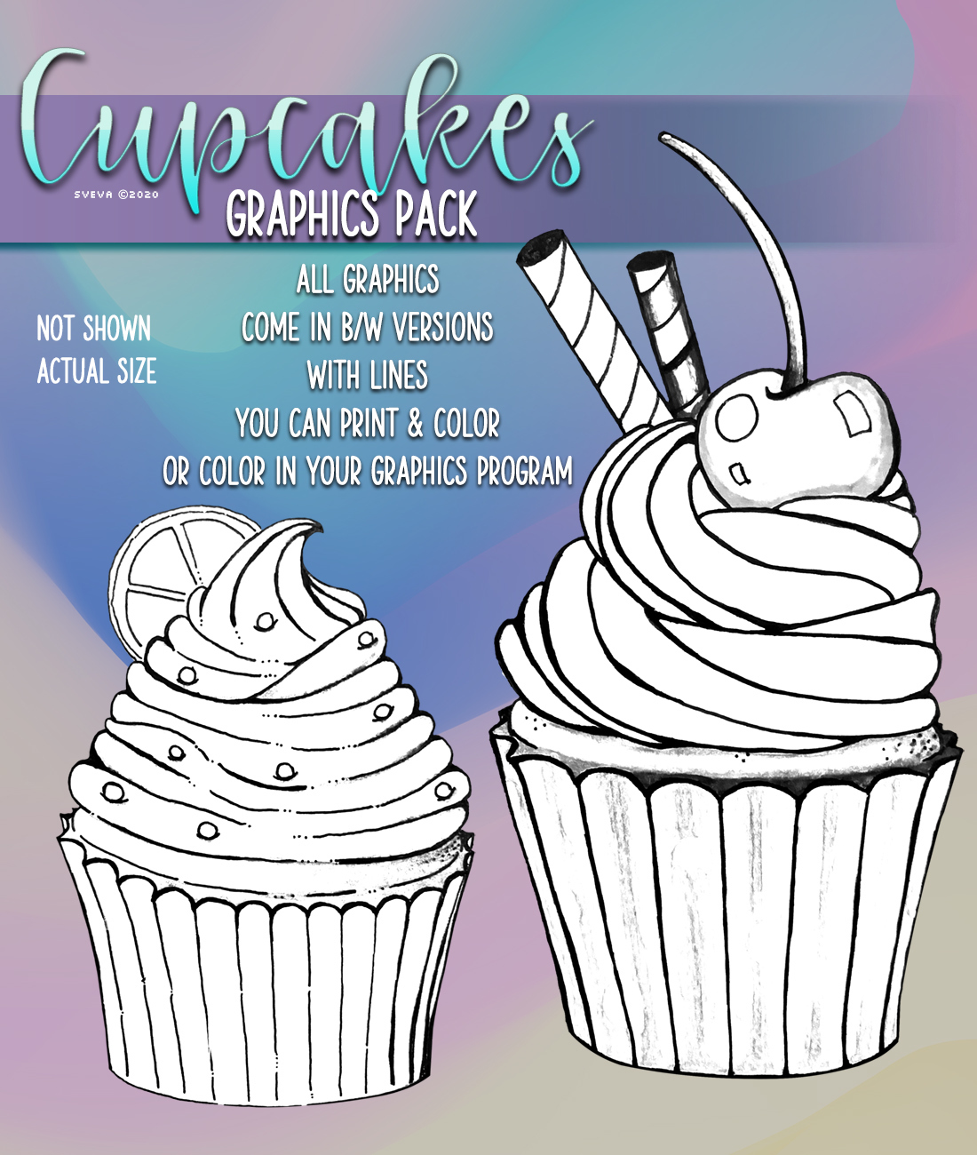 SV Cupcake Graphics Pack by N/A