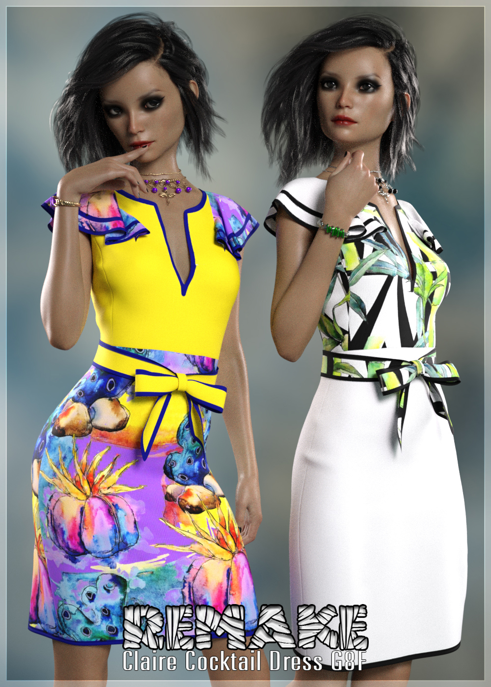 Remake Claire Cocktail Dress G8F by N/A