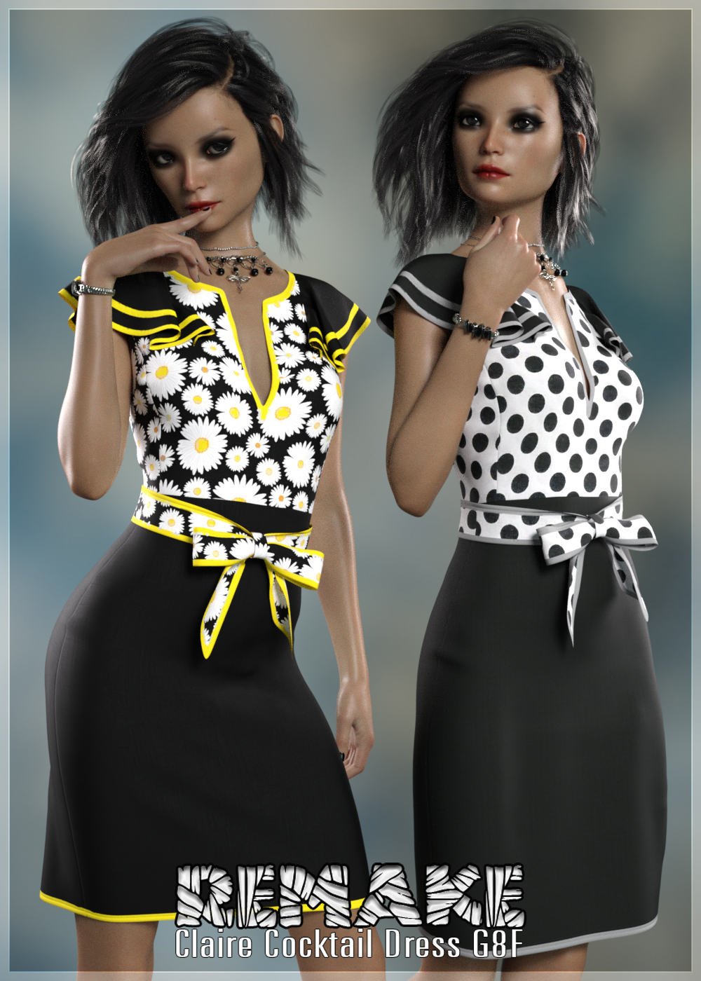 Remake Claire Cocktail Dress G8F by N/A