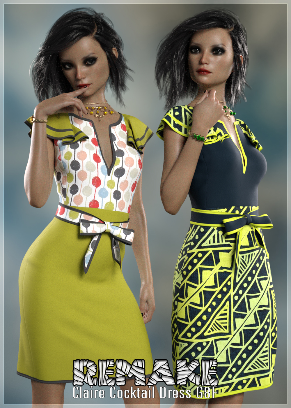 Remake Claire Cocktail Dress G8F by N/A