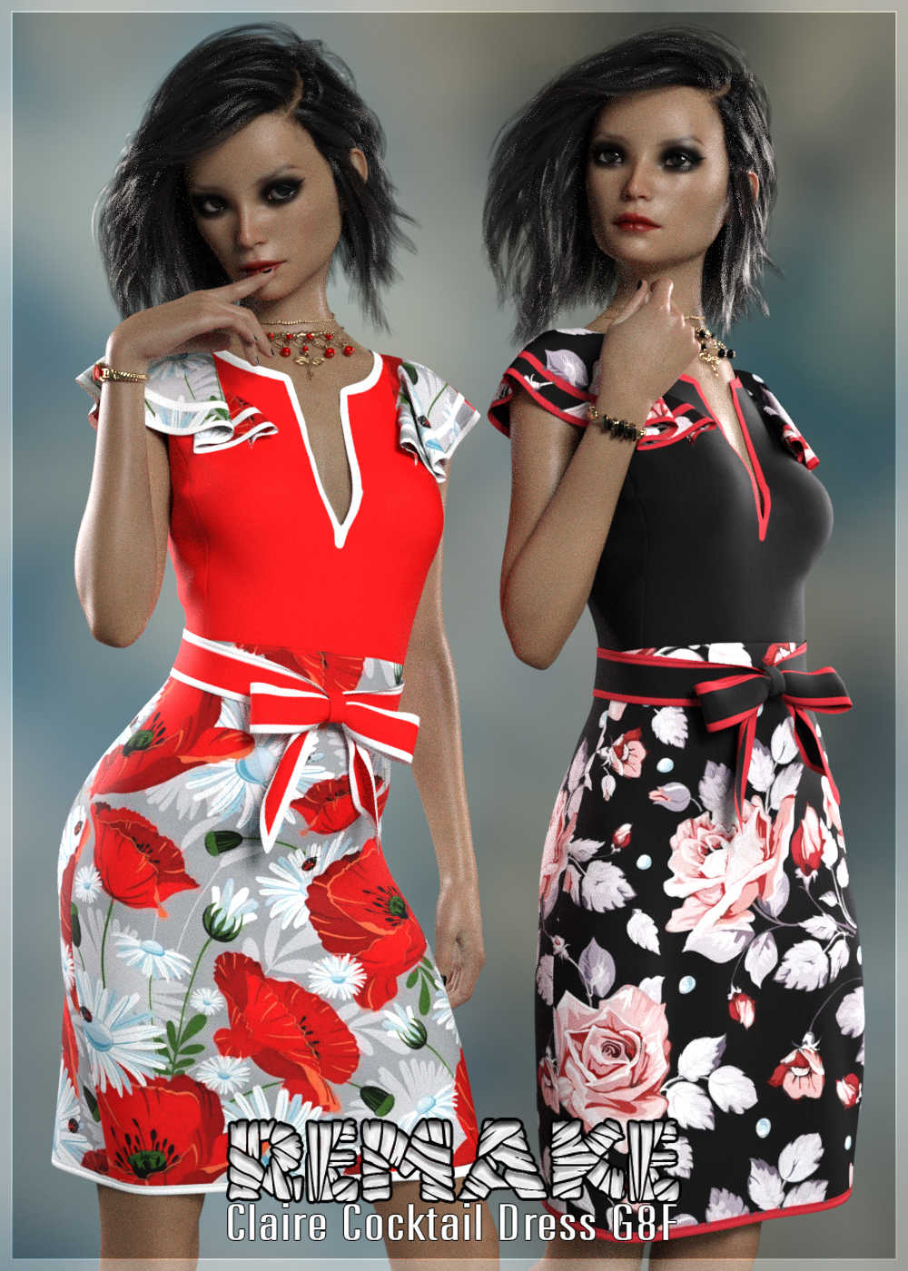 Remake Claire Cocktail Dress G8F by N/A