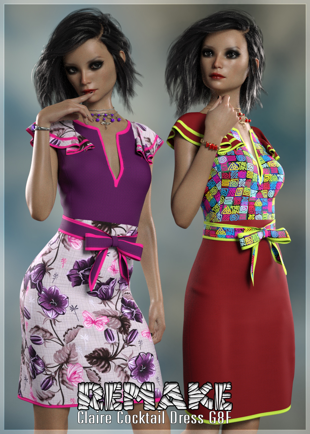 Remake Claire Cocktail Dress G8F by N/A