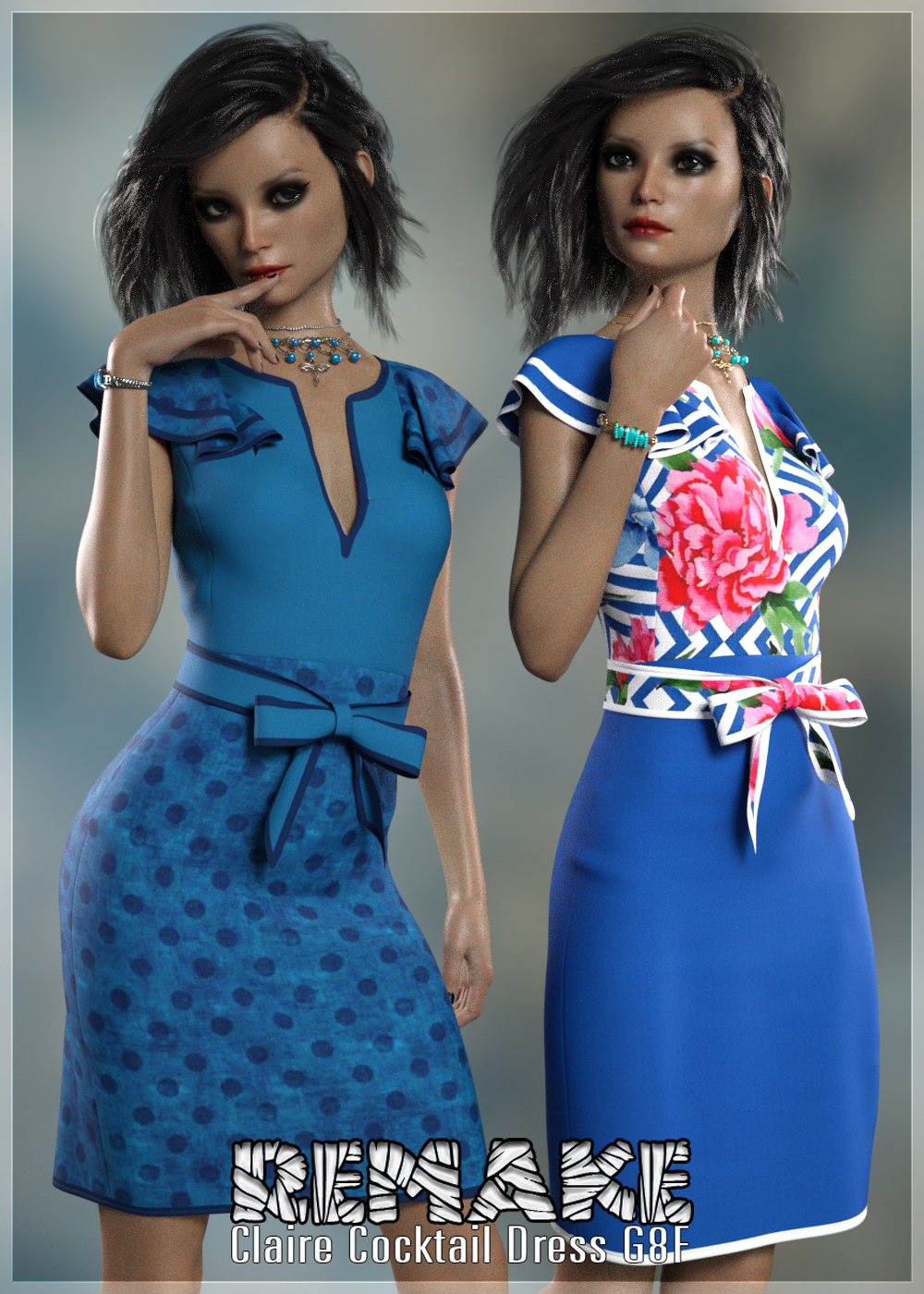 Remake Claire Cocktail Dress G8F by N/A