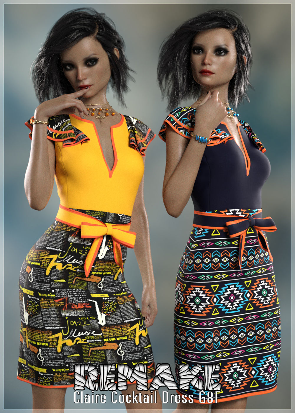 Remake Claire Cocktail Dress G8F by N/A