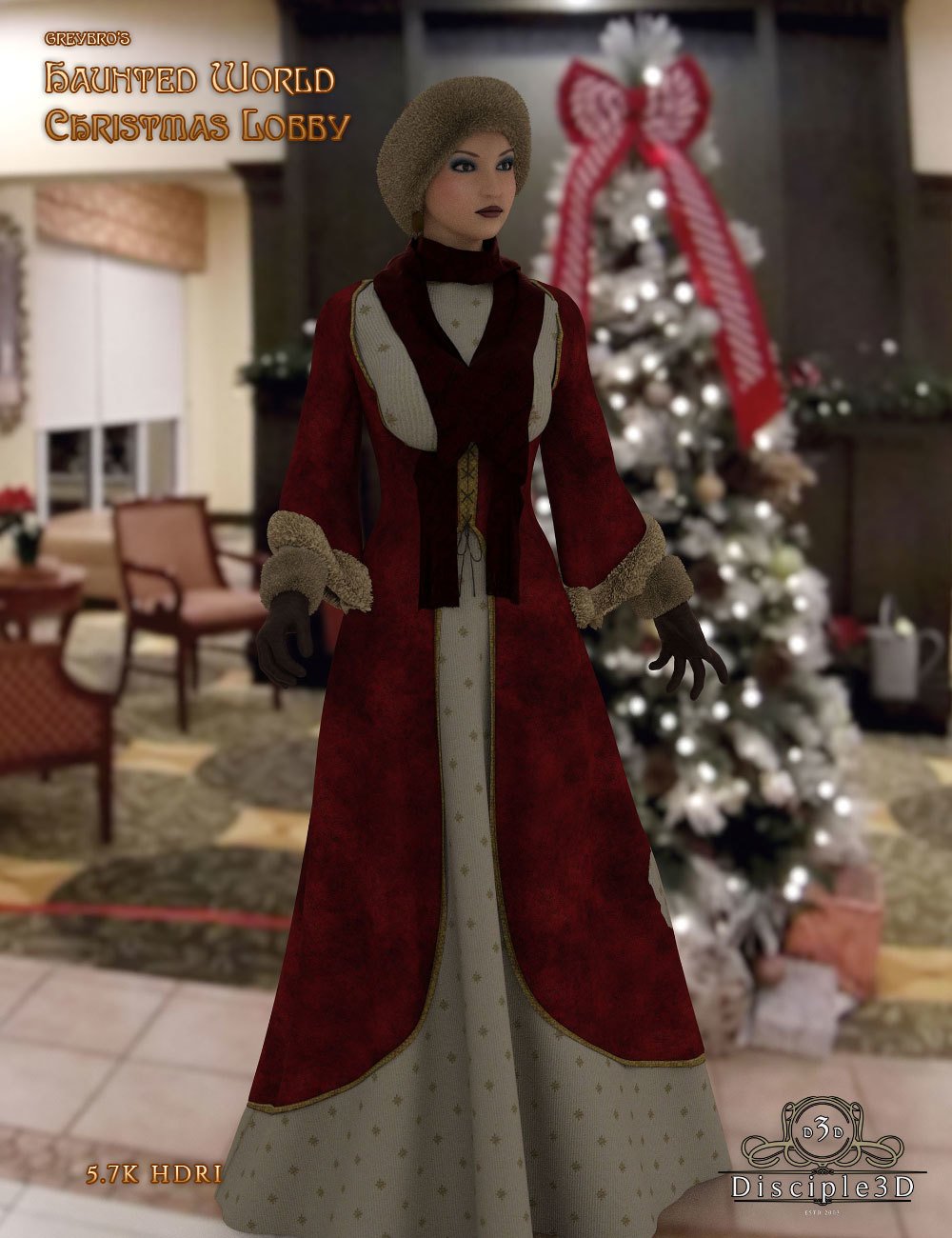 Greybro's Haunted World - Christmas Lobby HDRI by N/A