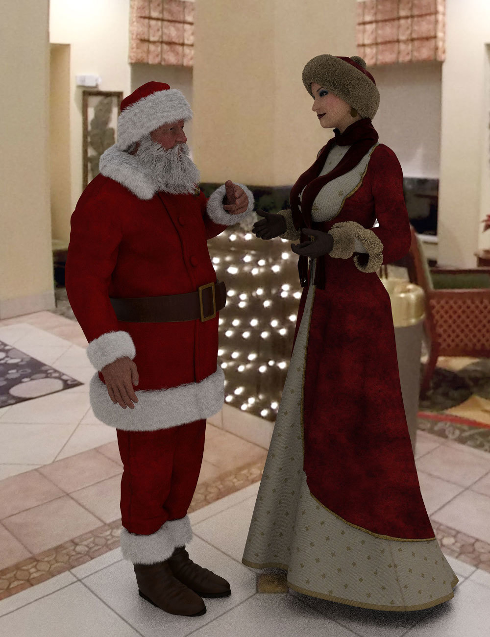 Greybro's Haunted World - Christmas Lobby HDRI by N/A