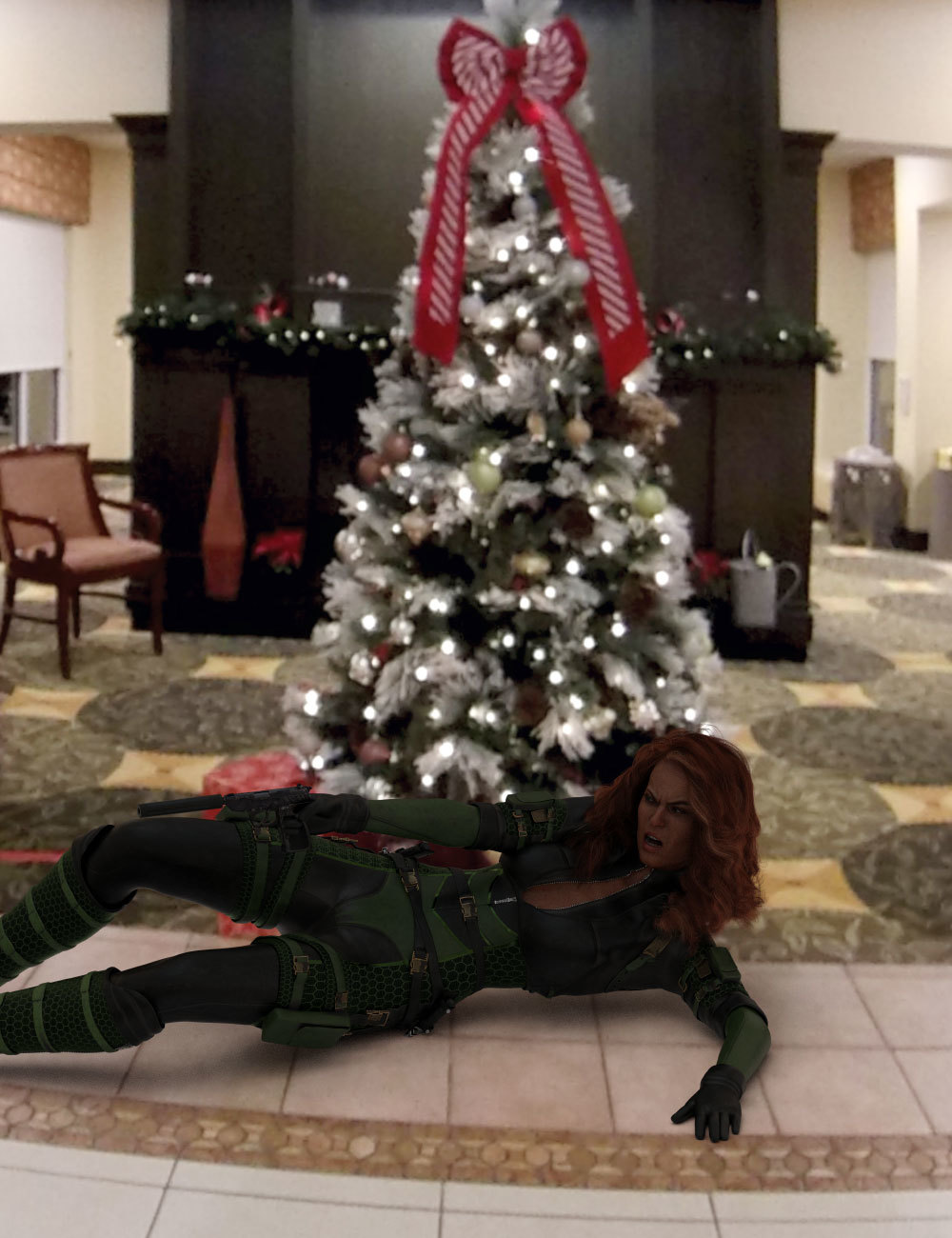 Greybro's Haunted World - Christmas Lobby HDRI by N/A