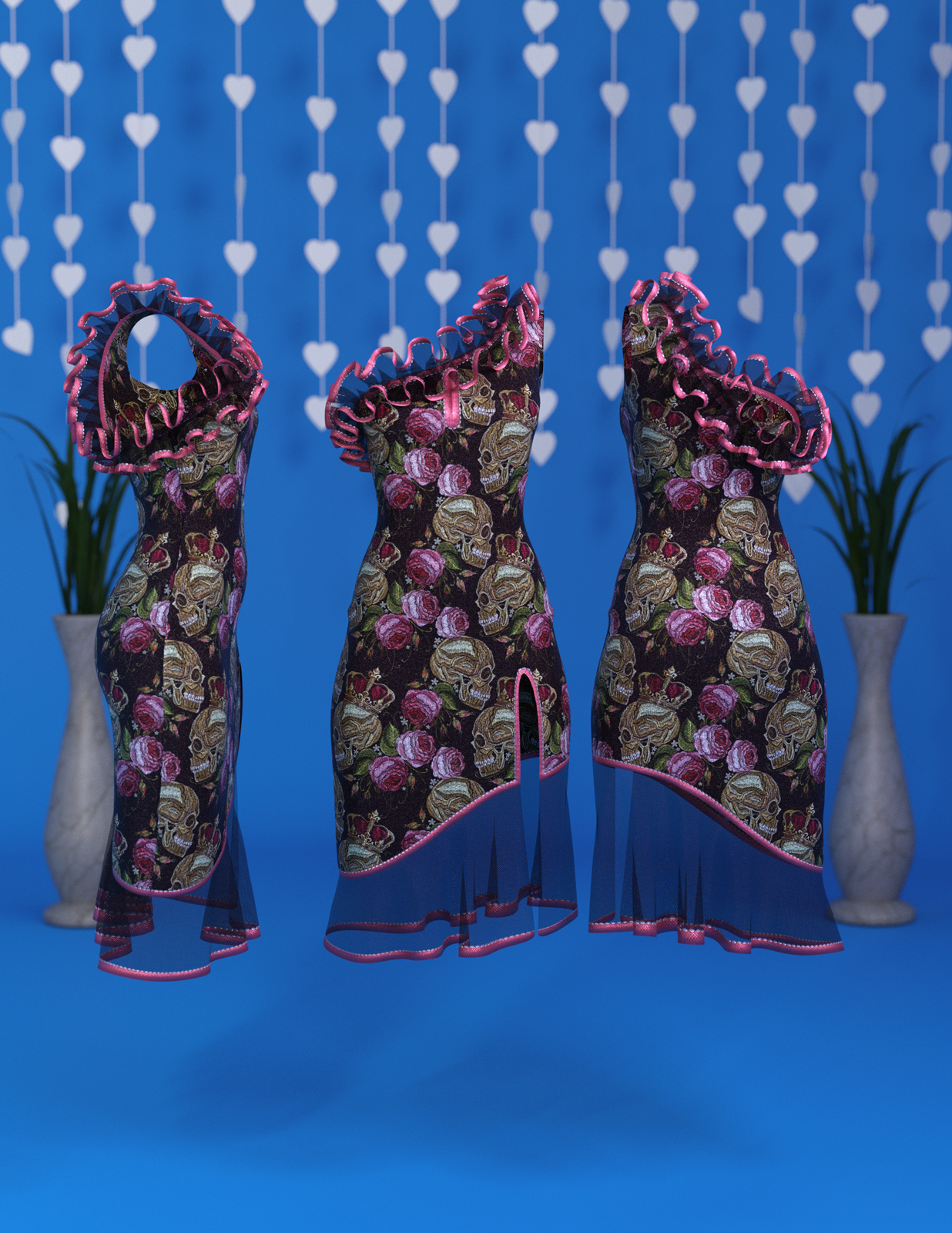 Charm Evening Cocktail Dress Outfit by N/A