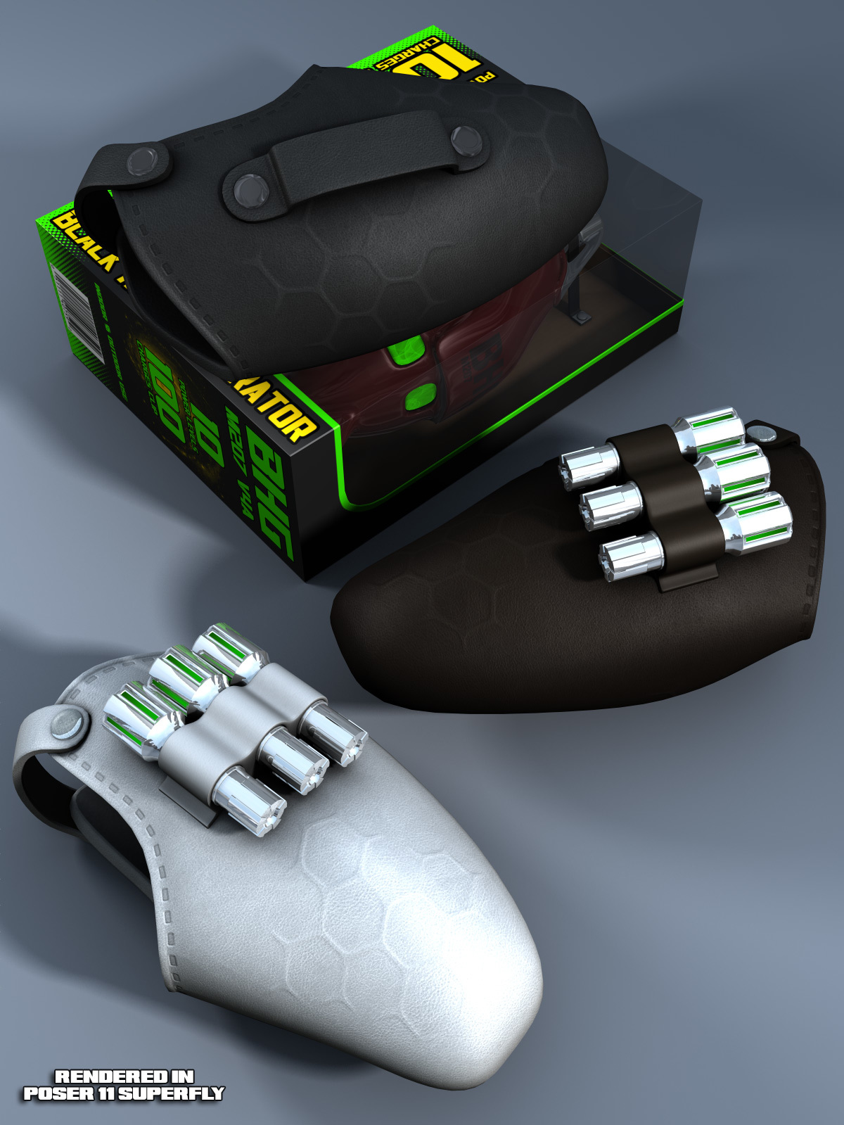 Pulp SciFi Pistol for Poser and DS by N/A