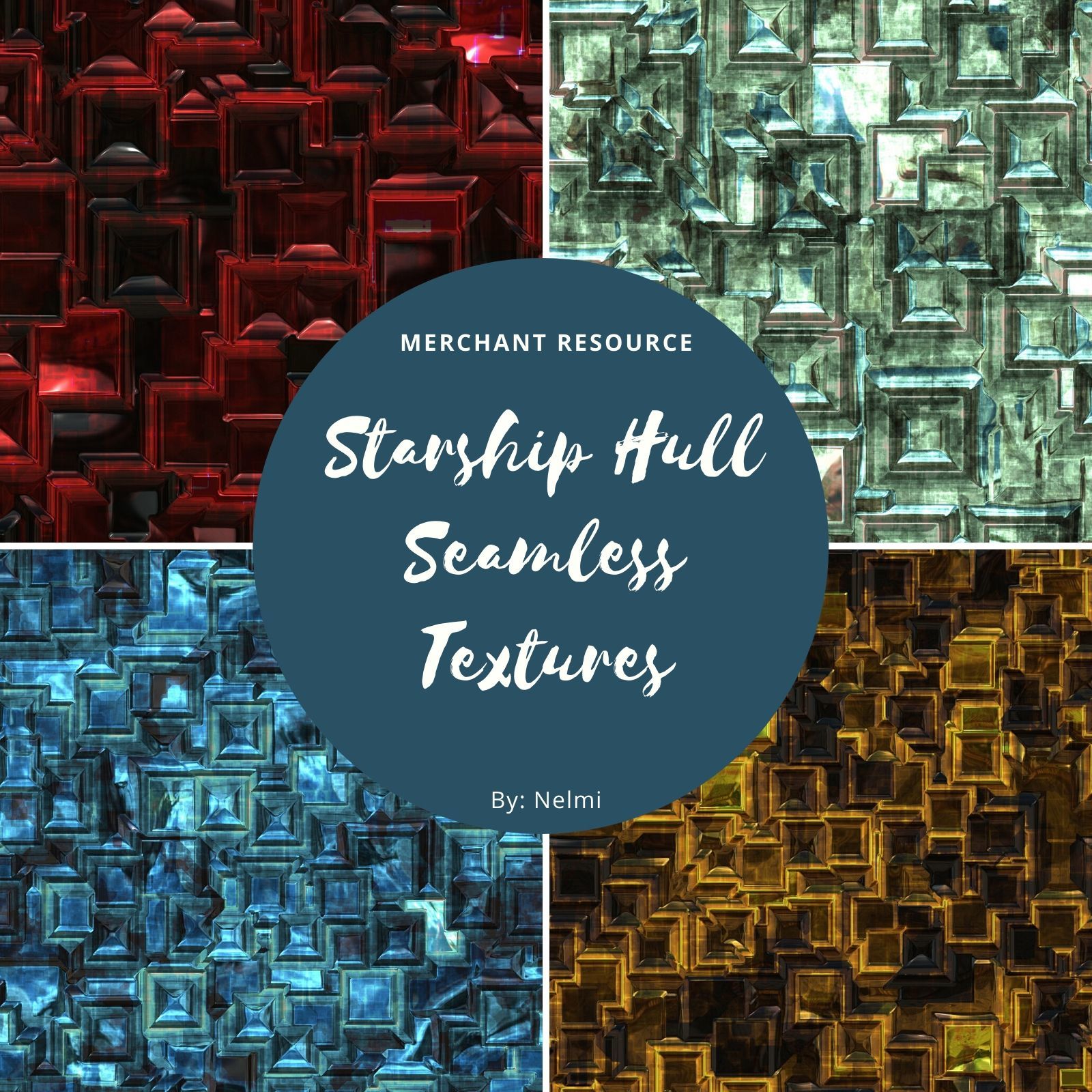 12 Starship Hull Textures by N/A