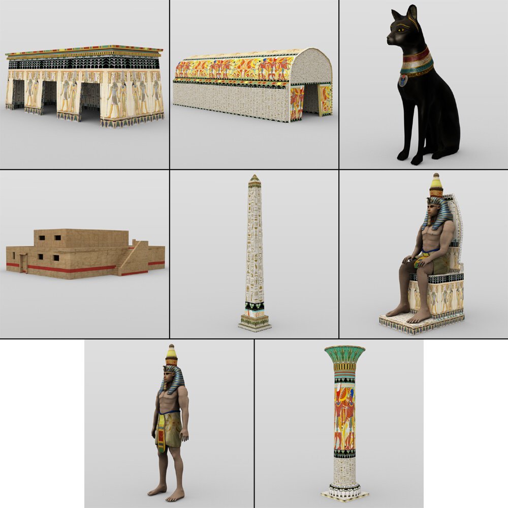 Egypt Set for DAZ Studio by N/A