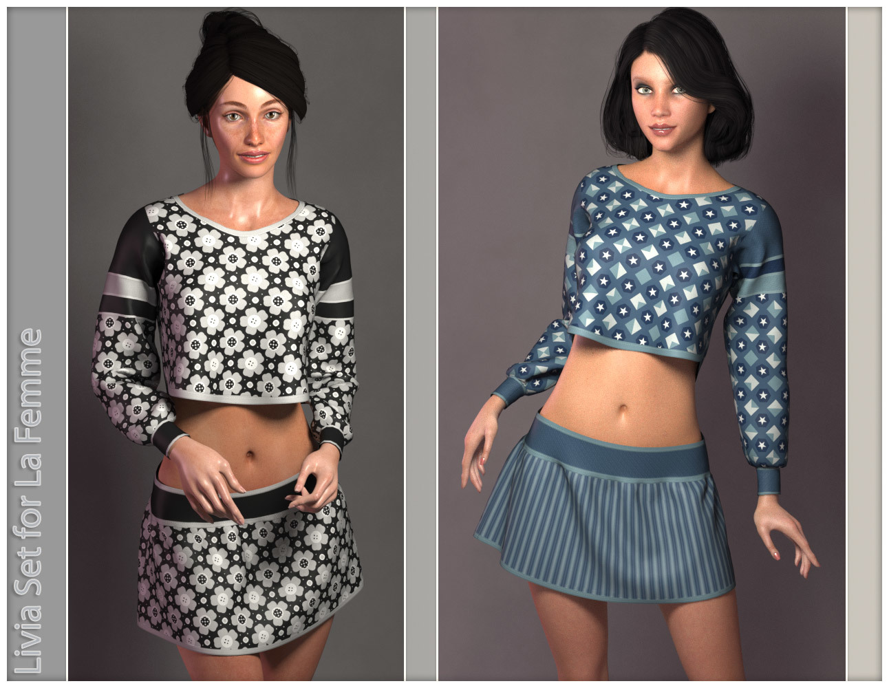 Livia Set for La Femme by N/A