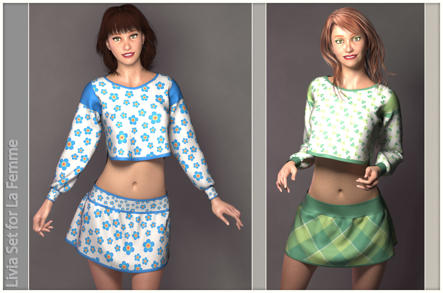 Livia Set for La Femme by N/A