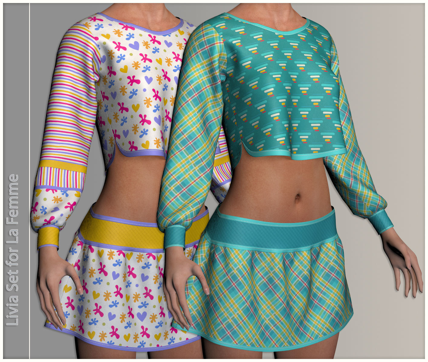 Livia Set for La Femme by N/A