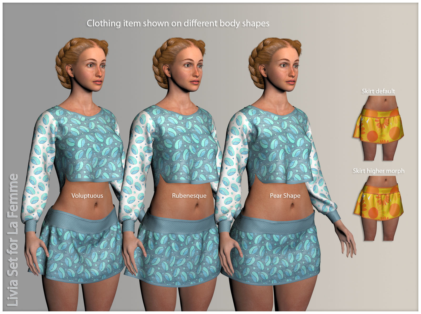 Livia Set for La Femme by N/A