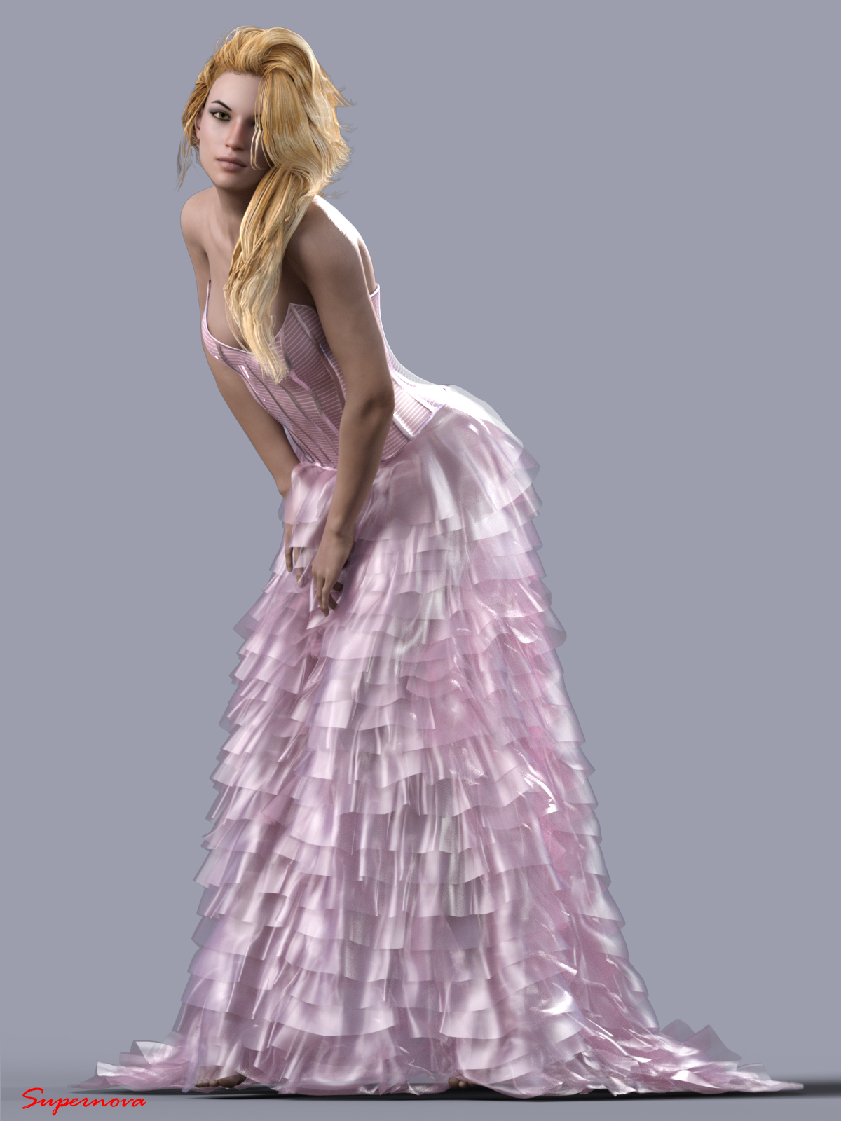 dForce-Wedding Dress For G8F by N/A