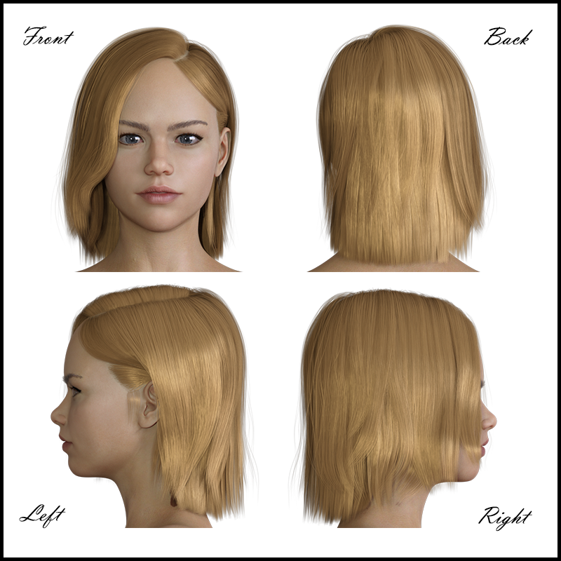 SG Hair for Genesis 8 Female by N/A