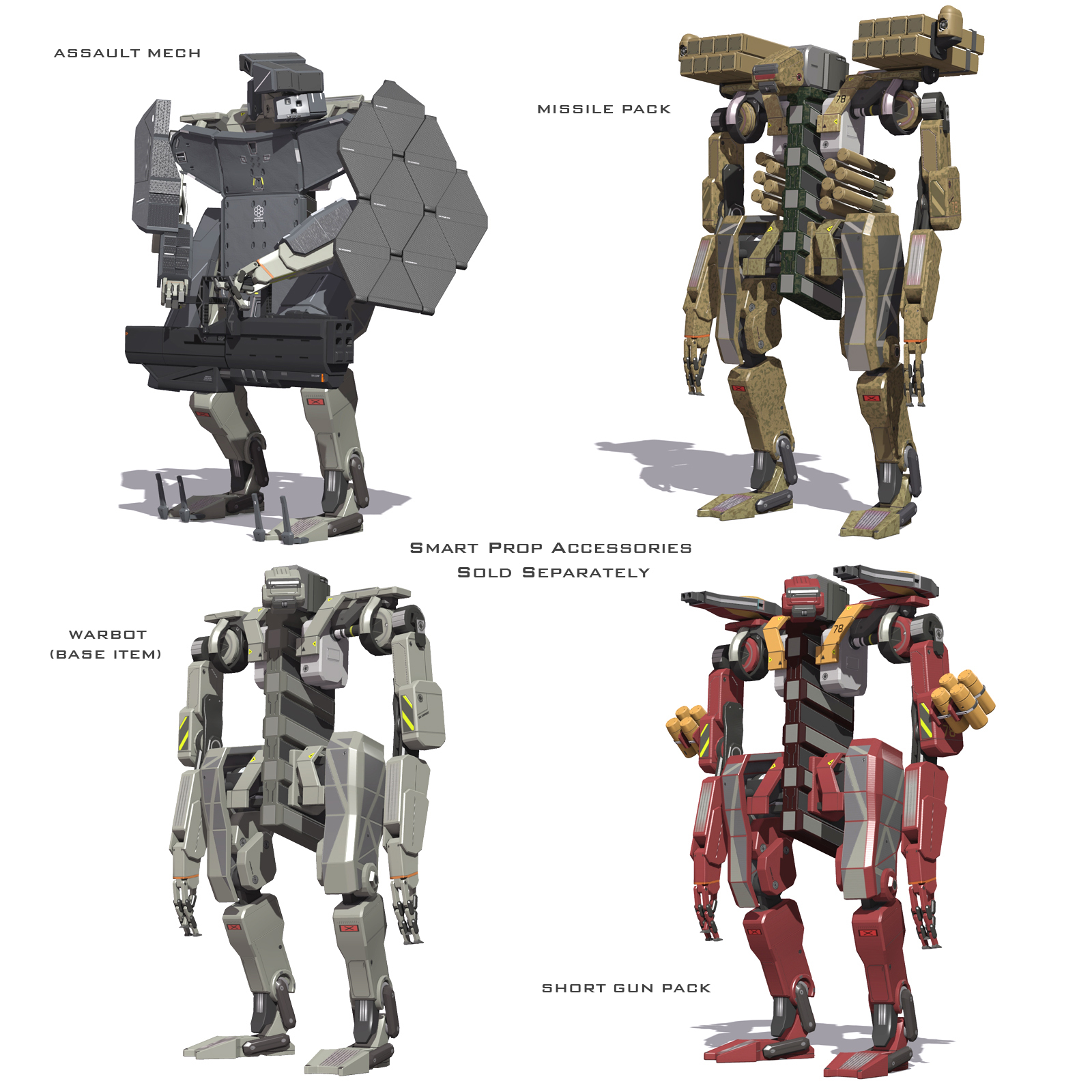 Missile Pack For War Bot by N/A