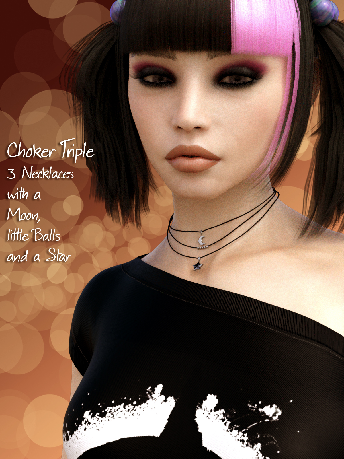 Decent Chokers for Genesis 8 Female by N/A
