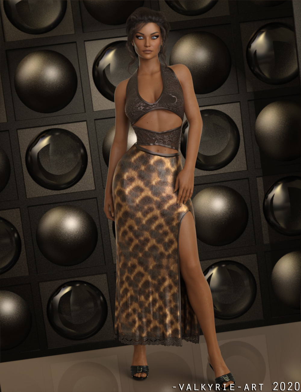 InStyle - JMR dForce Sabia Long Dress for G8F by N/A