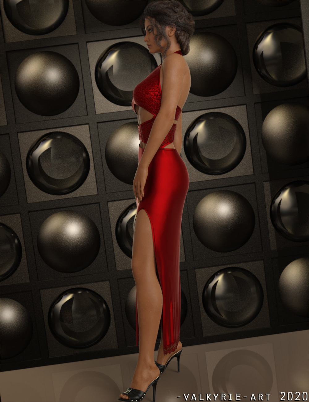 InStyle - JMR dForce Sabia Long Dress for G8F by N/A