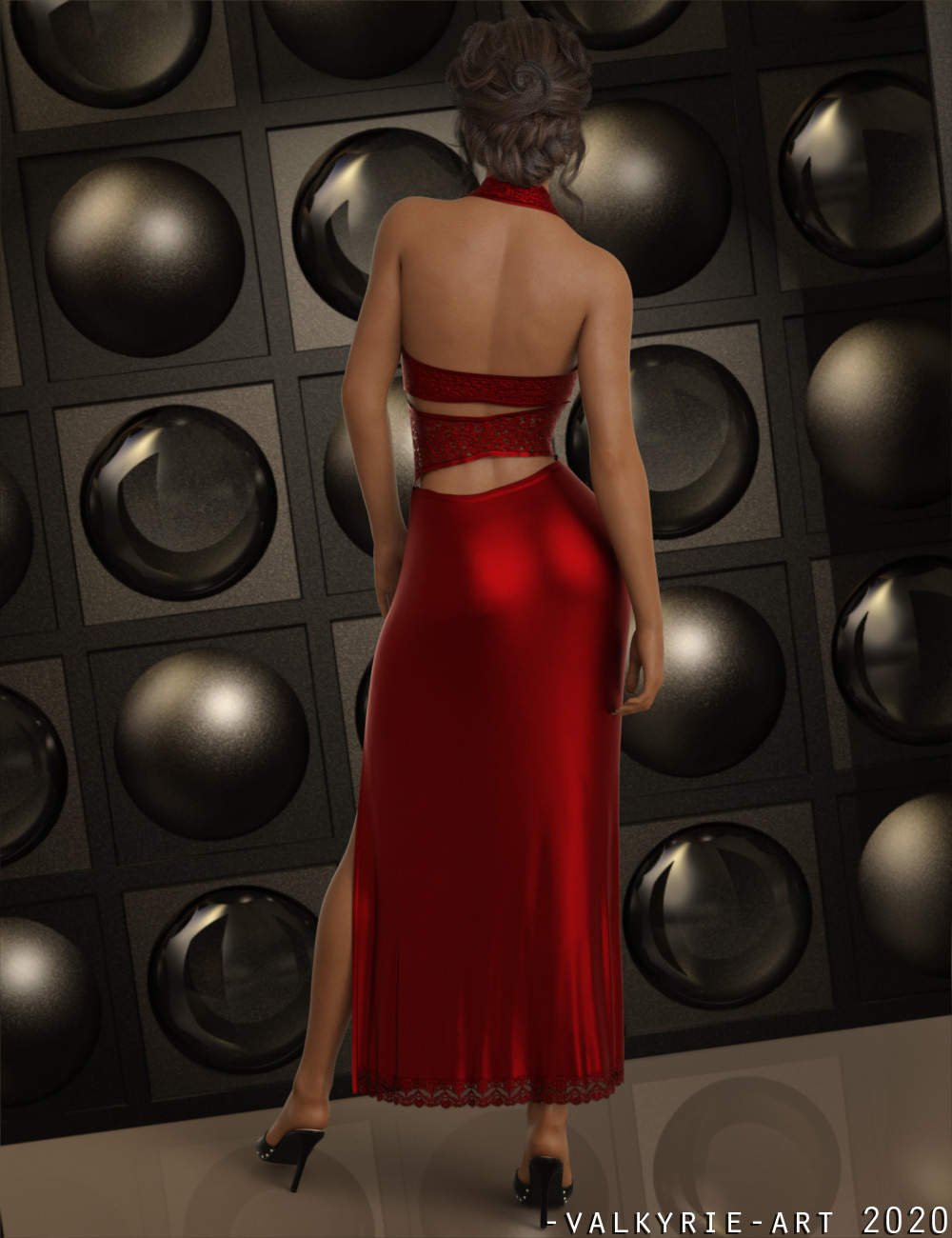 InStyle - JMR dForce Sabia Long Dress for G8F by N/A