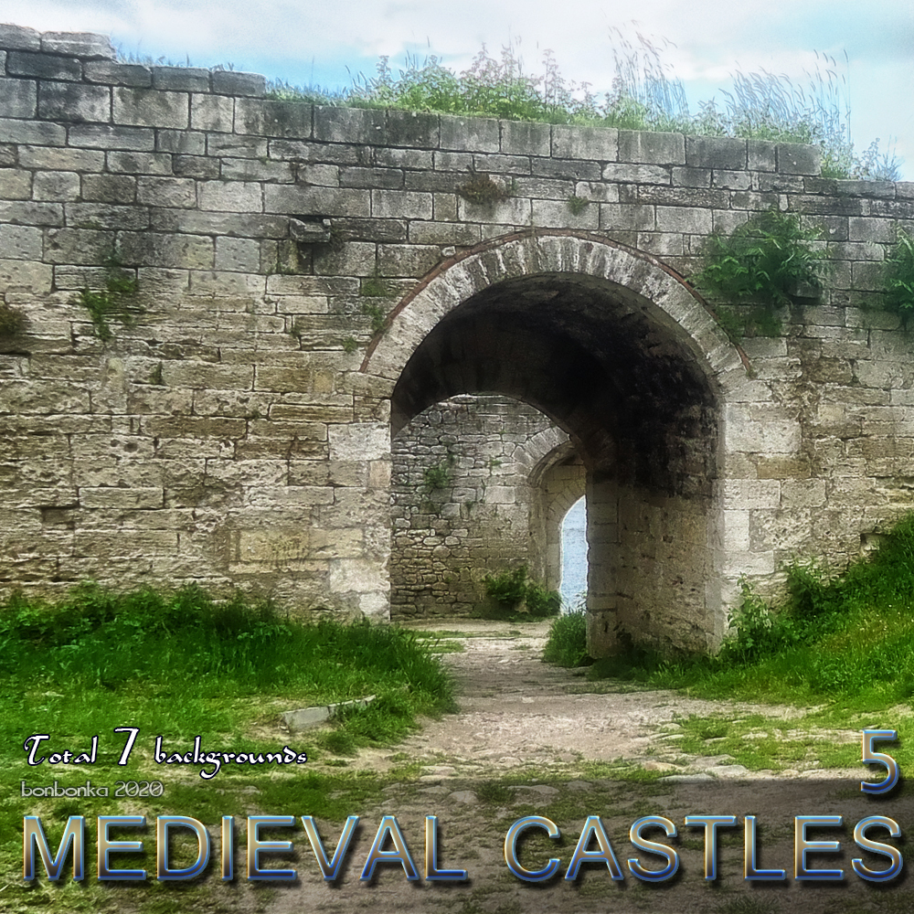 Medieval Castles 5 - 2D backgrounds by N/A
