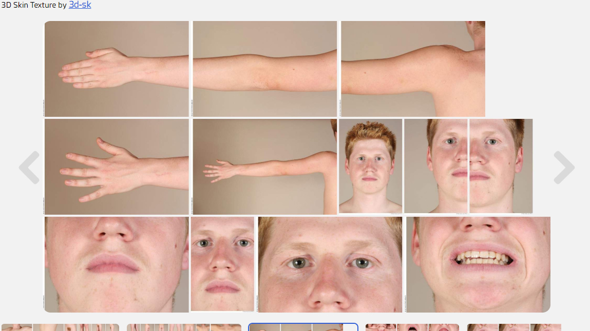 Alex High Res Skin Texture Photo Set by N/A